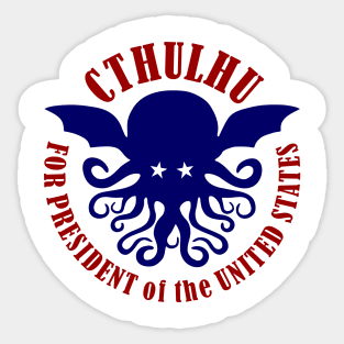 Cthulhu for President Sticker